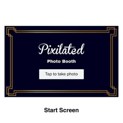 Elegant Gold Photo Booth Theme - Pixilated