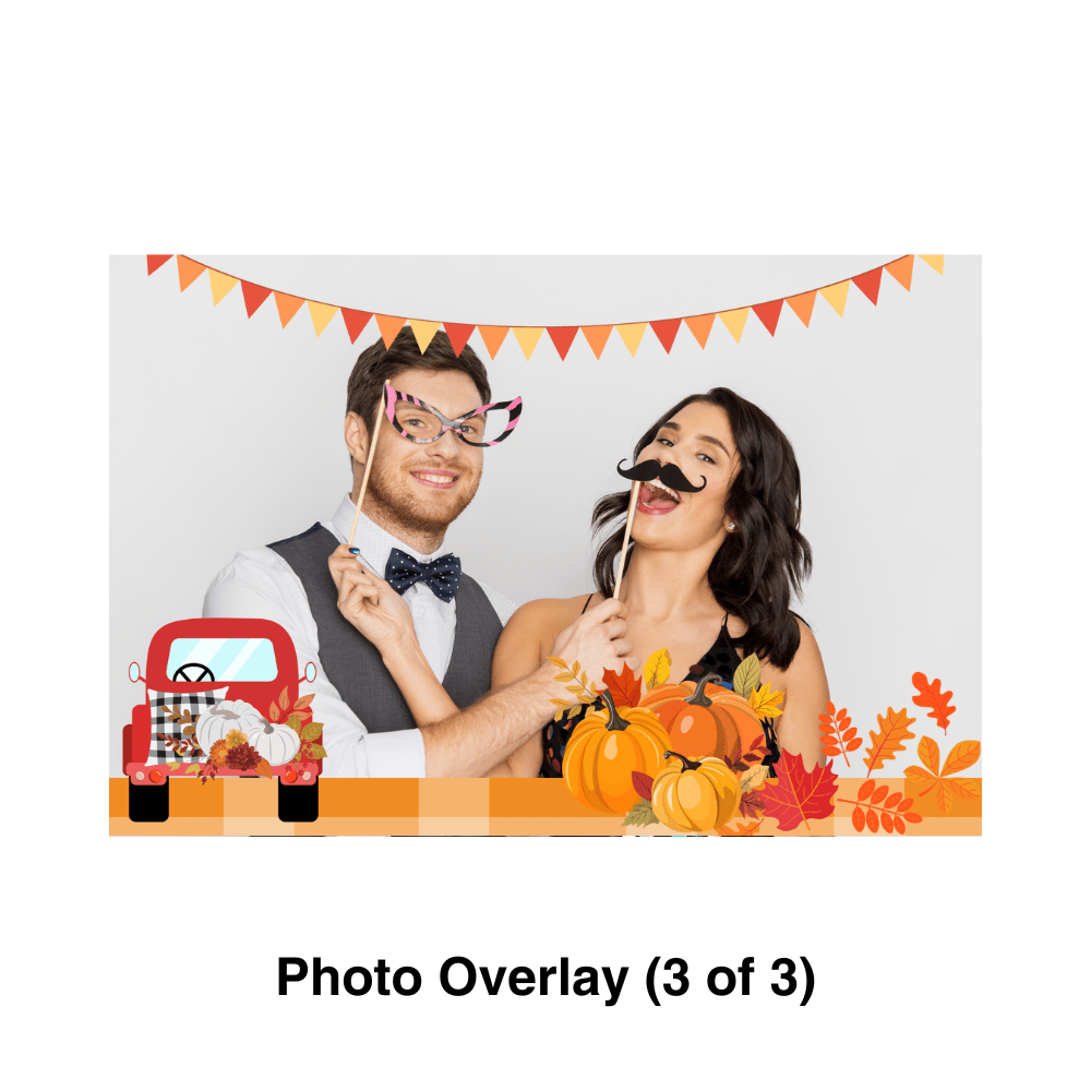 Fall Fest Photo Booth Theme - Pixilated