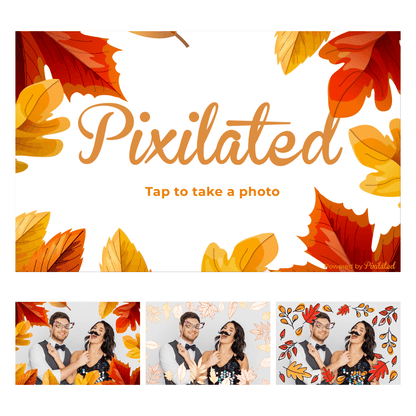 Fall Photo Booth Theme - Pixilated