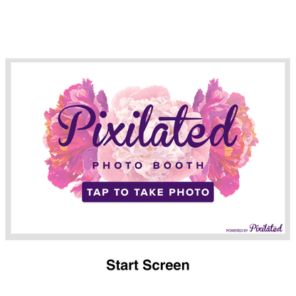 Floral Photo Booth Theme - Pixilated