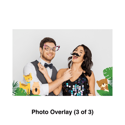 Forest Animals Photo Booth Theme - Pixilated