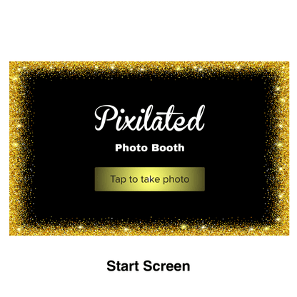Glitter Photo Booth Theme - Pixilated