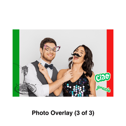 Italy Photo Booth Theme - Pixilated