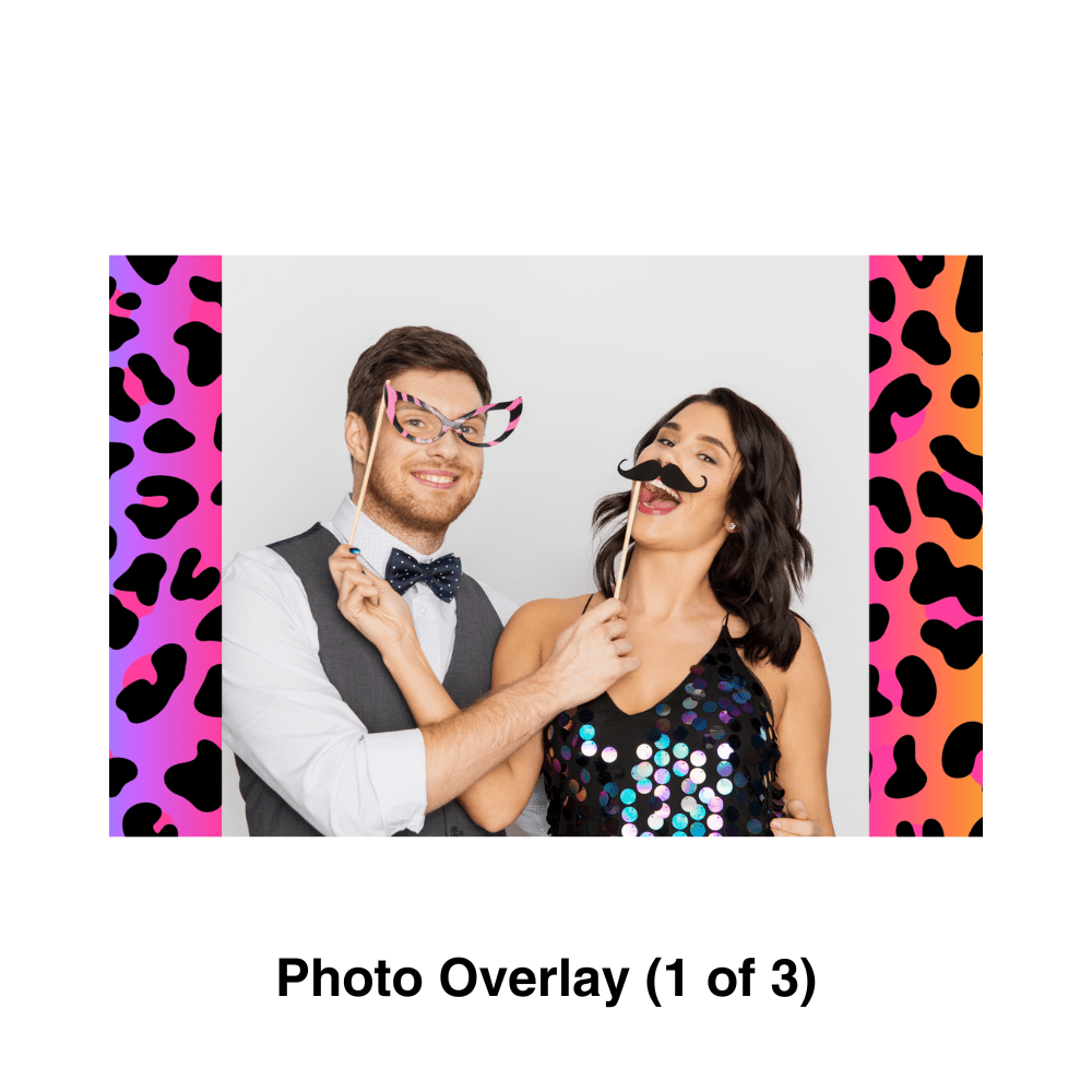 Leopard Photo Booth Theme - Pixilated
