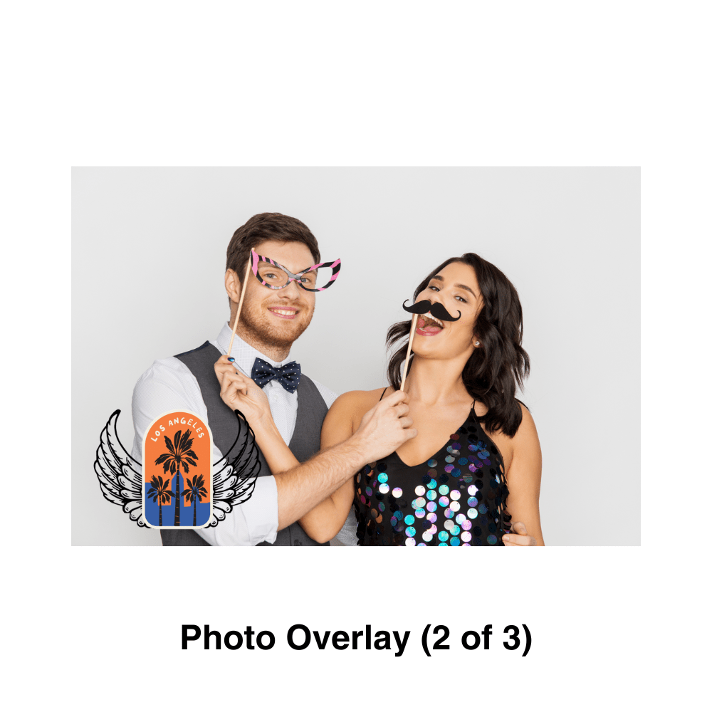 Los Angeles Photo Booth Theme - Pixilated