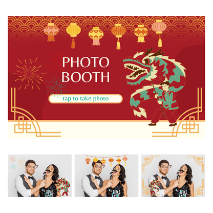 Lunar New Year Photo Booth Theme - Pixilated