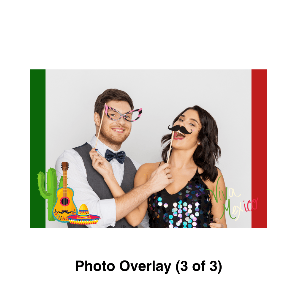 Mexico Photo Booth Theme - Pixilated