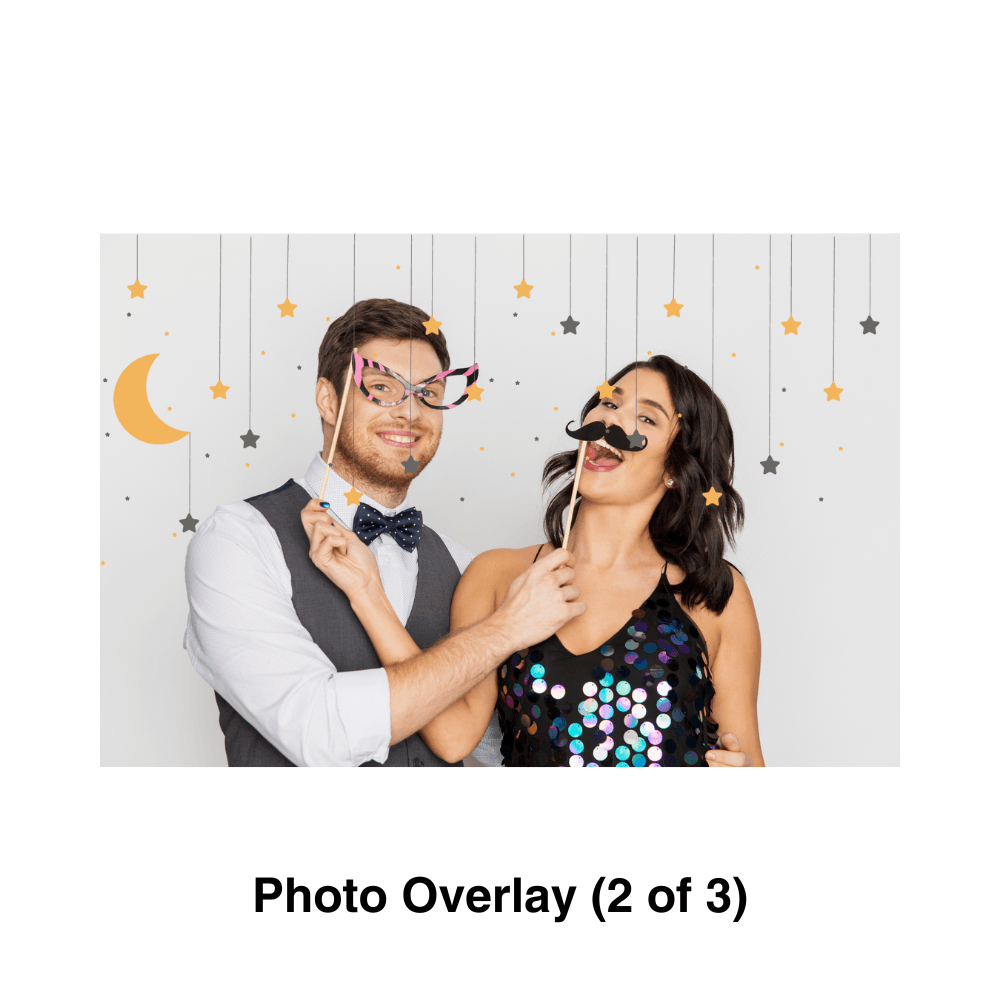 Neutral Baby Shower Photo Booth Theme - Pixilated