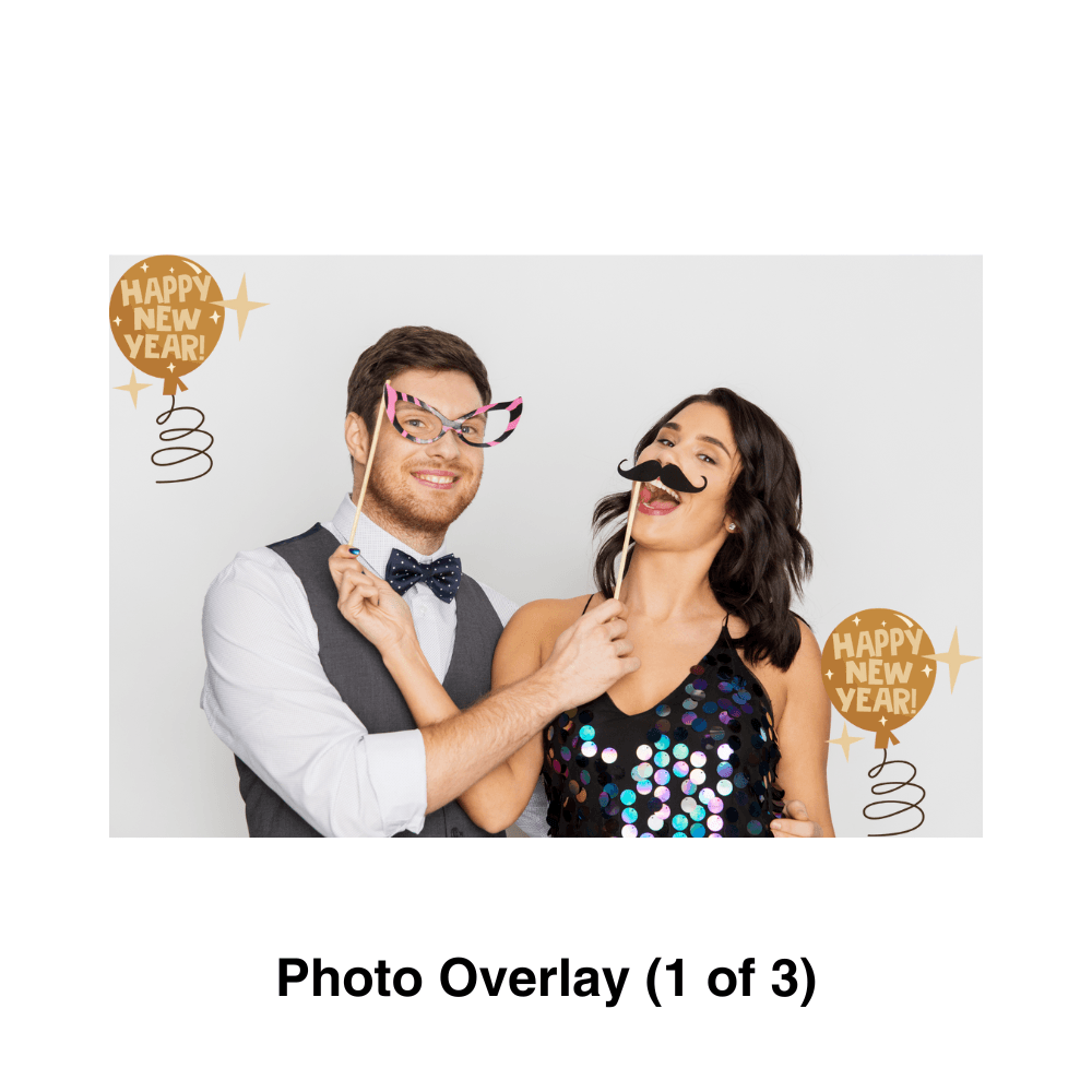 New Year Photo Booth Theme - overlay 1