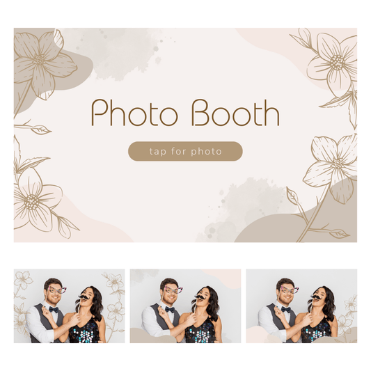 Nude Color Photo Booth Theme - Pixilated
