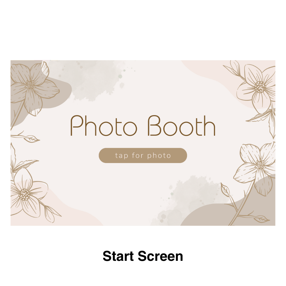 Nude Color Photo Booth Theme - Pixilated