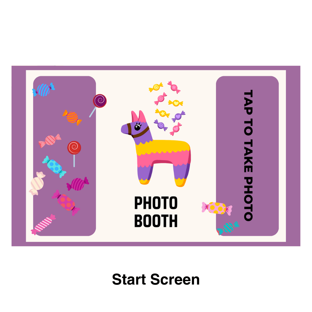 Pinata Photo Booth Theme - Pixilated