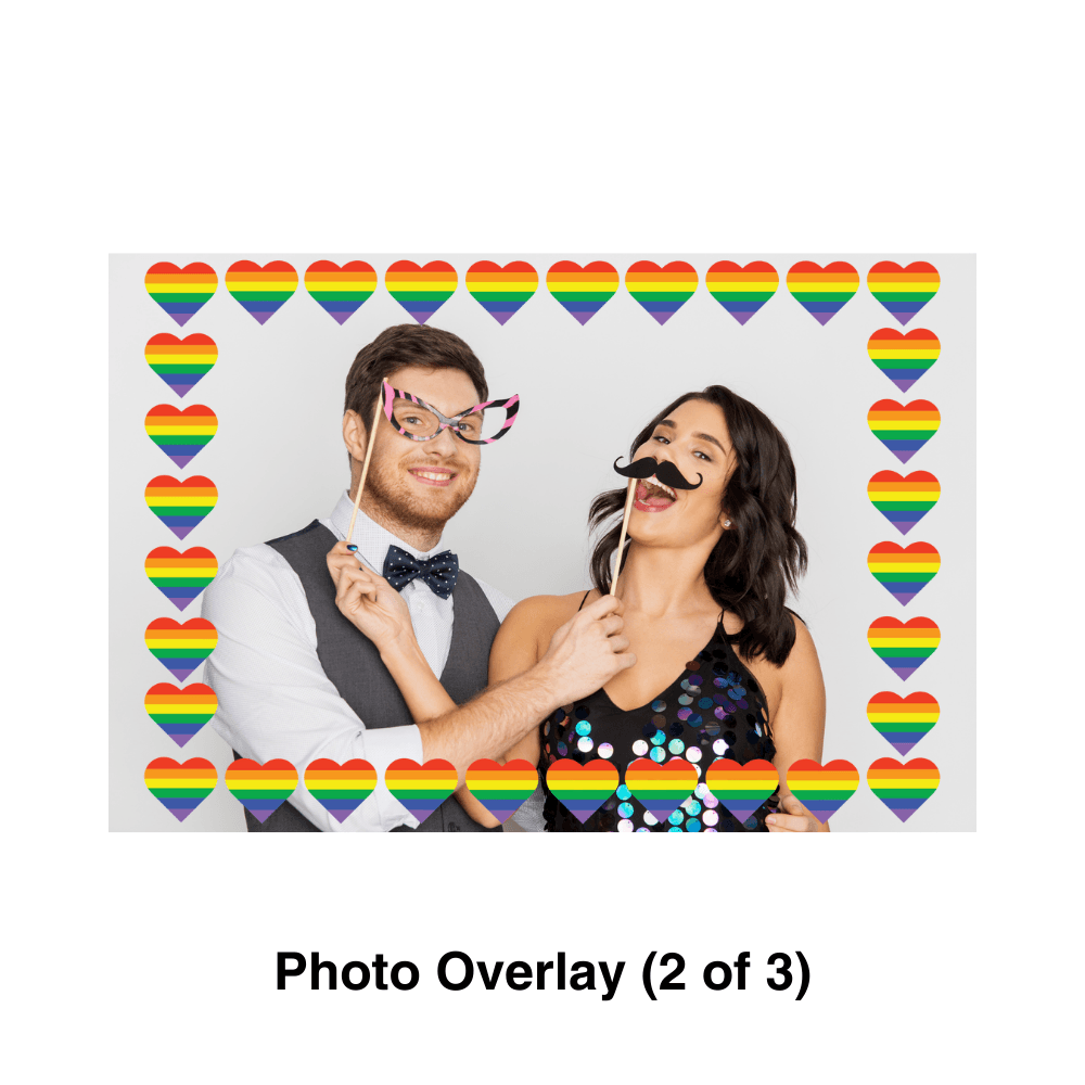 Pride Photo Booth Theme - Pixilated