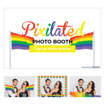 Pride Photo Booth Theme - Pixilated
