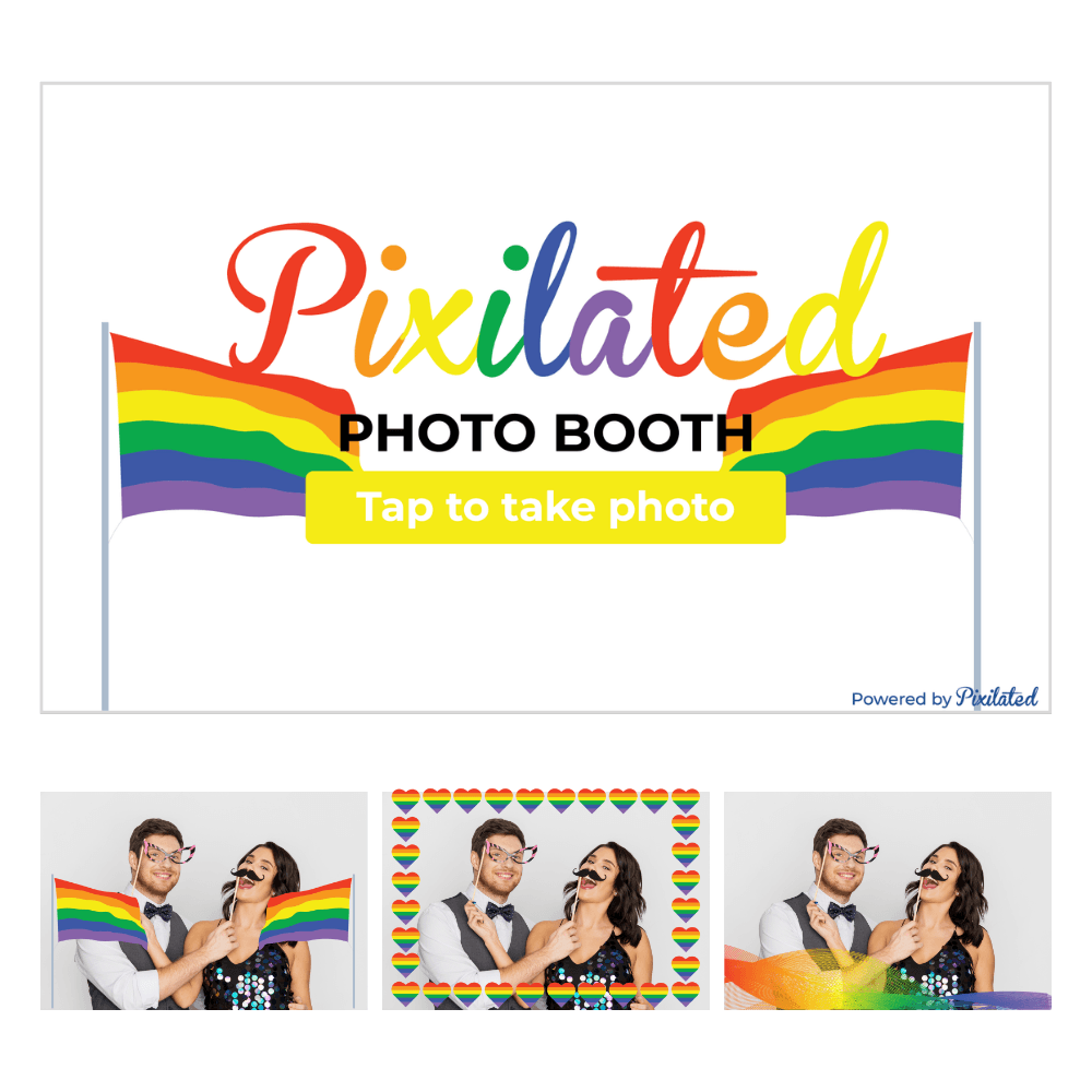 Pride Photo Booth Theme - Pixilated