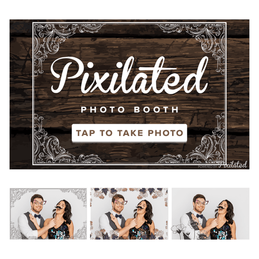 Rustic Photo Booth Theme - Pixilated