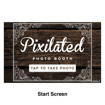 Rustic Photo Booth Theme - Pixilated