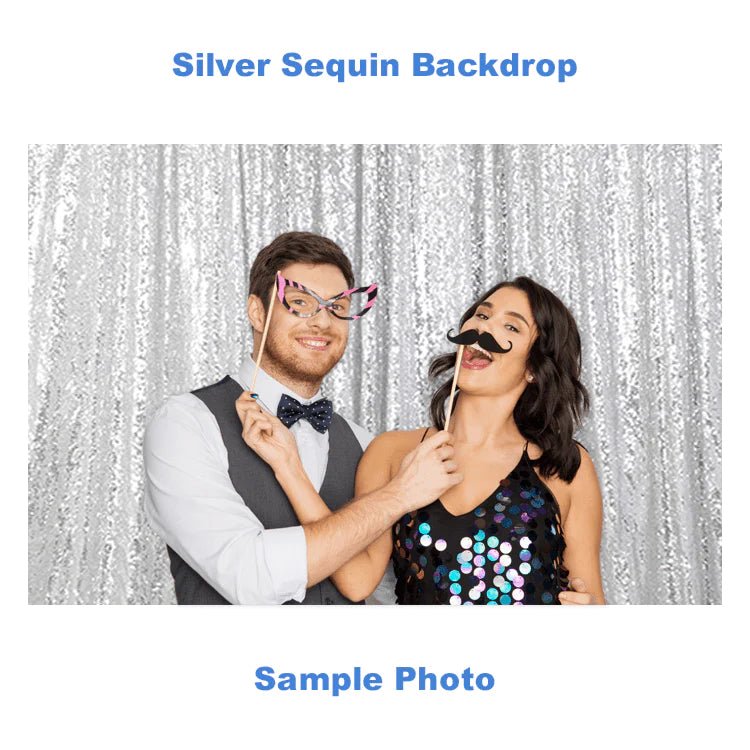 Sequin Photo Booth Backdrop - Pixilated