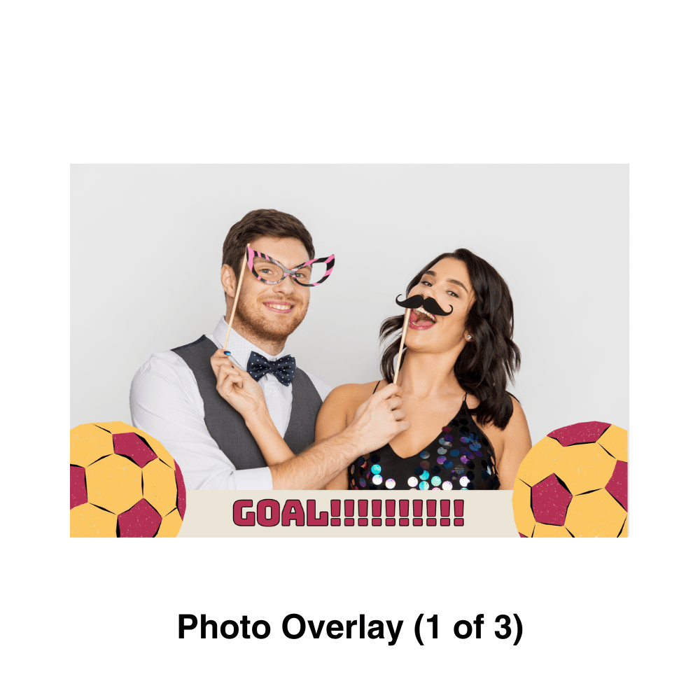 Soccer Photo Booth Theme - Pixilated