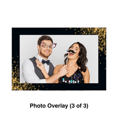 Sparkler Lights Photo Booth Theme - Pixilated