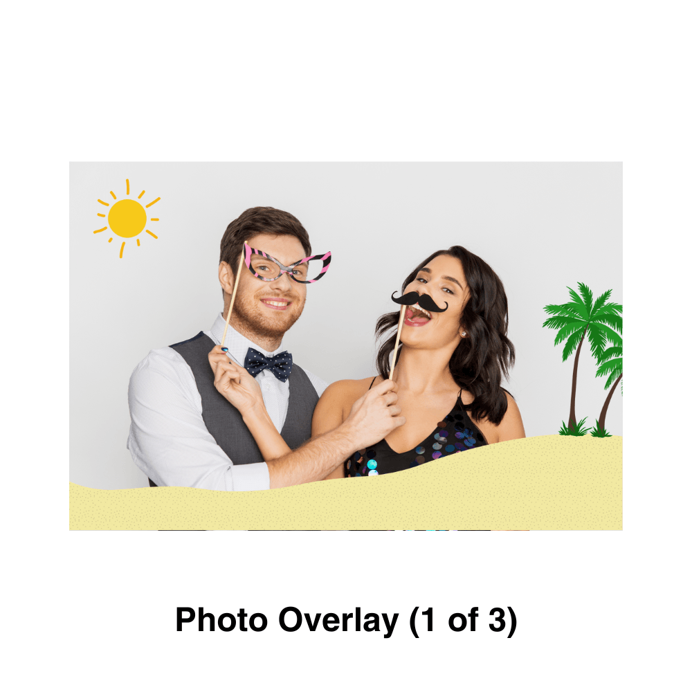 Summertime Photo Booth Theme - Pixilated