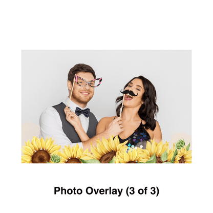 Sunflower Photo Booth Theme - Pixilated