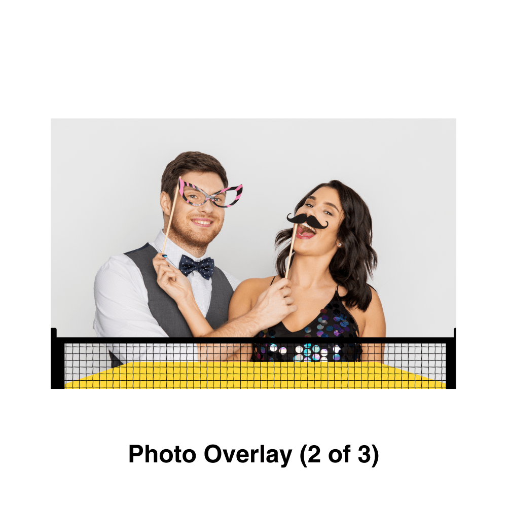 Tennis Photo Booth Theme - Pixilated