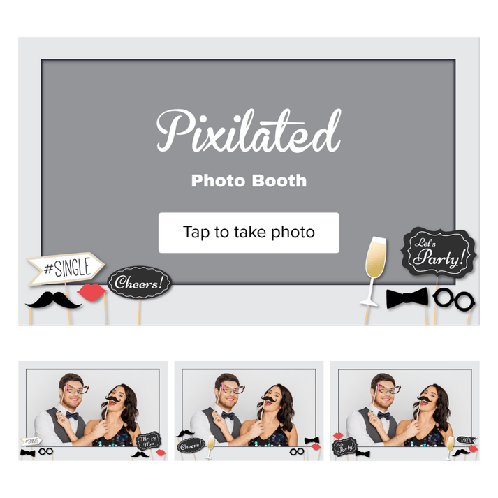 Wedding Signs Photo Booth Theme – Pixilated