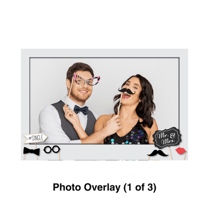 Wedding Signs Photo Booth Theme - Pixilated