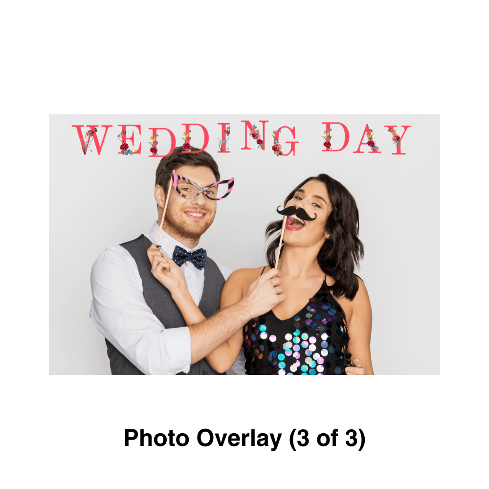 Whimsical Wedding Photo Booth Theme - Pixilated